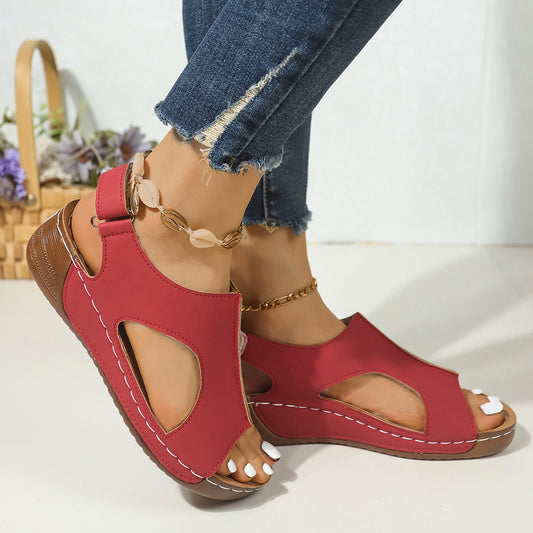 Comfort Wedge Sandals by Elizabeth Ainsley