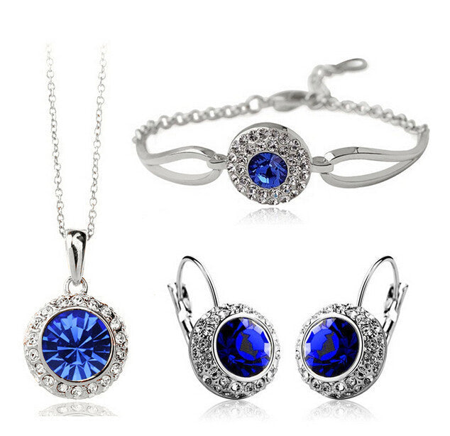 Elegant Zircon Jewelry Set