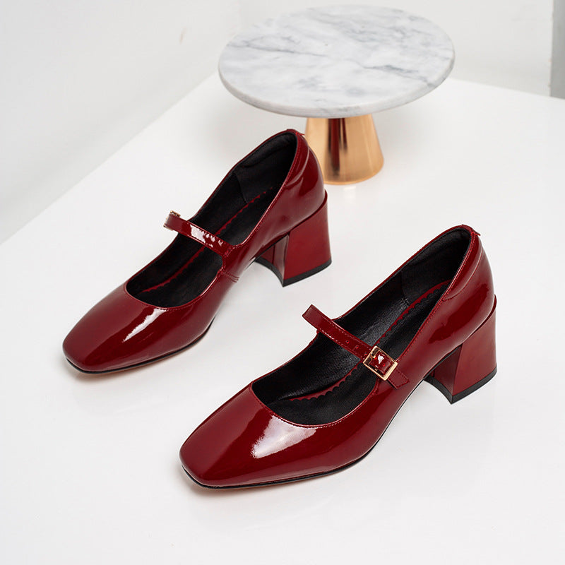 Elegant Patent Leather Heels by Elizabeth Ainsley
