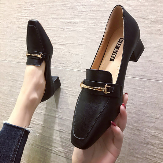 Chic Elizabeth Ainsley Pinterest-Inspired Heeled Loafers