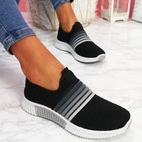 Rainbow Mesh Slip-On Sneakers Elizabeth Ainsley