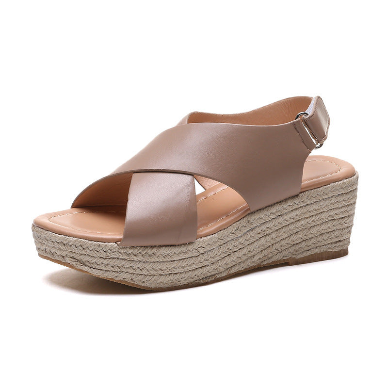 Chic Wedge Sandals by Elizabeth Ainsley