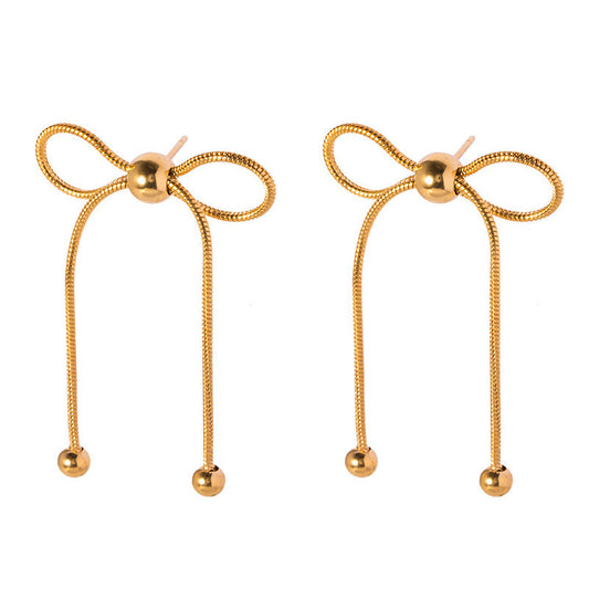 Bow Drop Necklace, Earrings and Ring