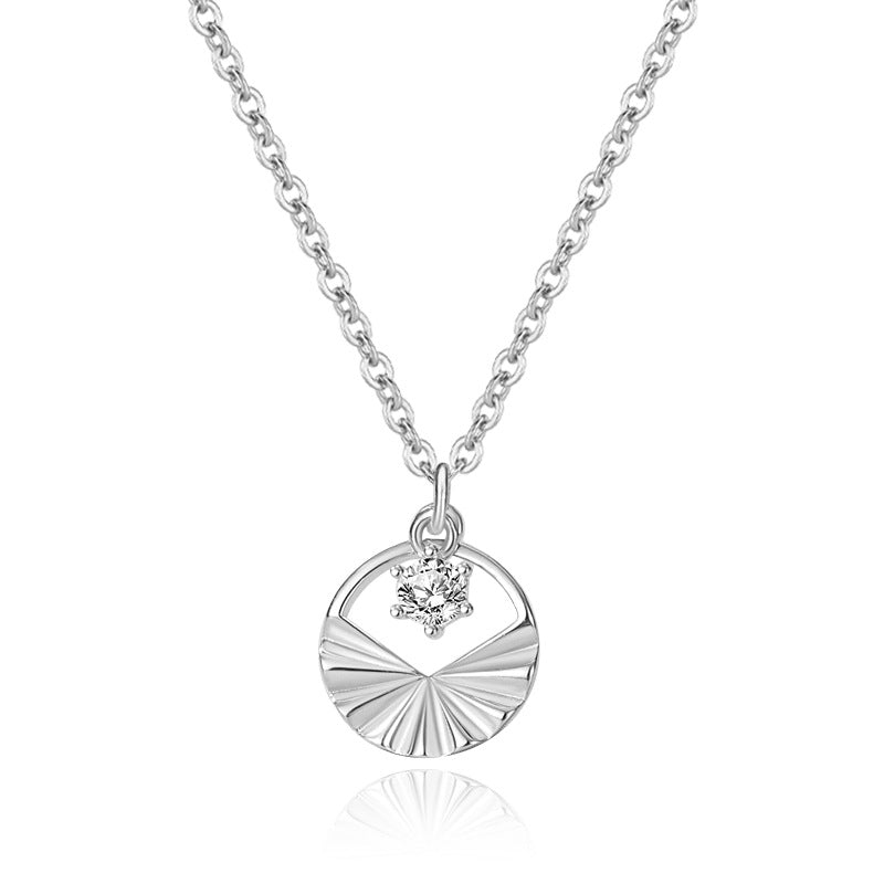 Elegant Geometric Round Necklace & Earrings