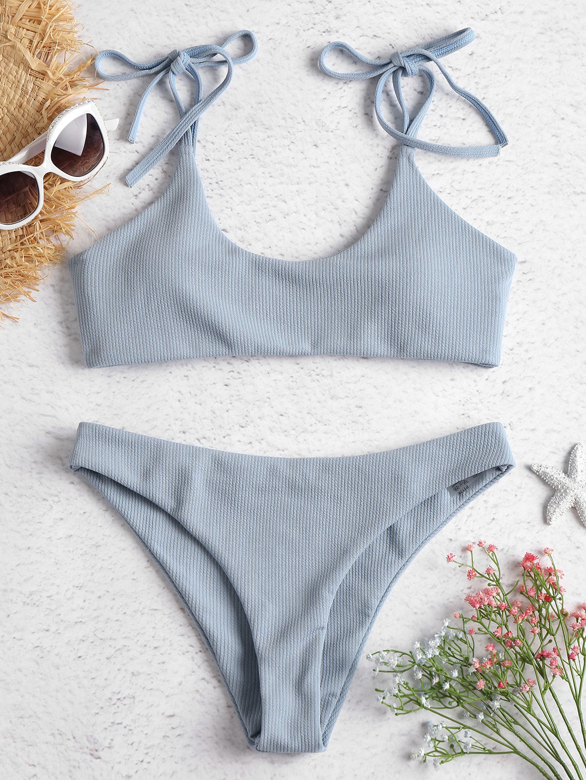 Bold Strapless Low Waist Bikini by Elizabeth Ainsley