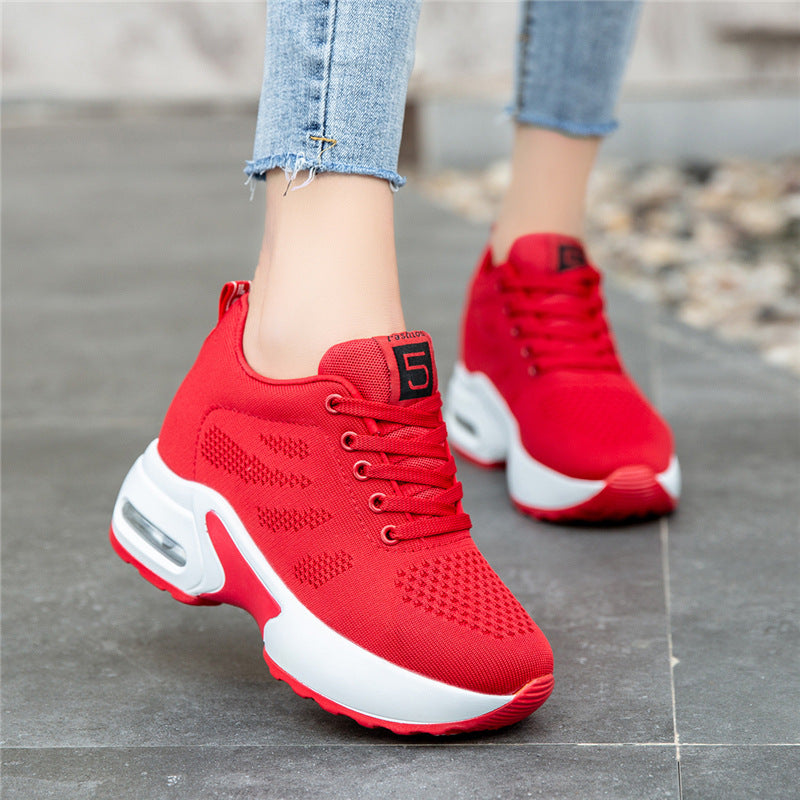 Breathable Mesh Platform Sneakers Elizabeth Ainsley