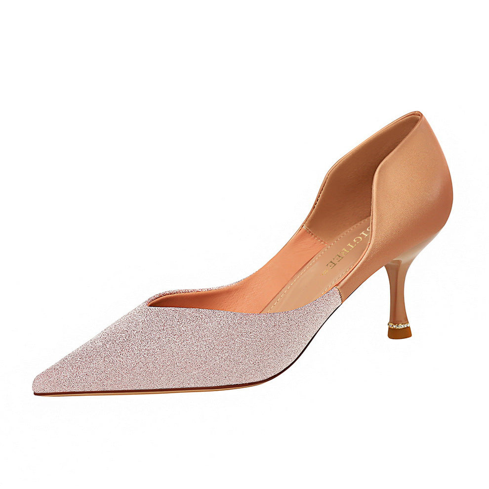 Elegant Color Block Heels by Elizabeth Ainsley