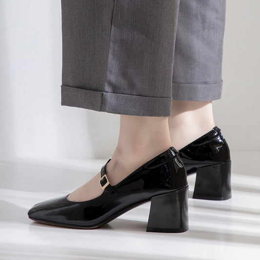 Elegant Patent Leather Heels by Elizabeth Ainsley
