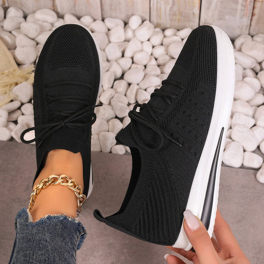 Lightweight Elizabeth Ainsley Fly-Knit Everyday Sneakers