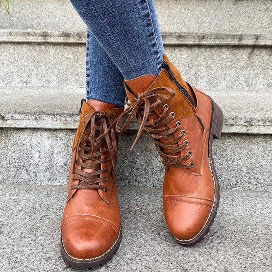 Elizabeth Ainsley Martin Boots - Chunky Heel Comfort