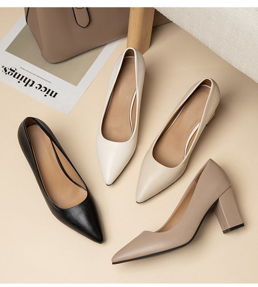 Chic Pointed High Heels by Elizabeth Ainsley