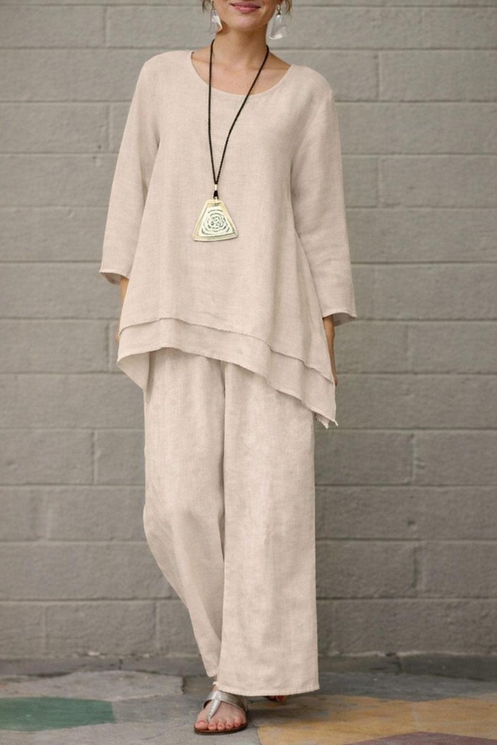 Pinterest-Inspired Elizabeth Ainsley Cotton Linen Outfit