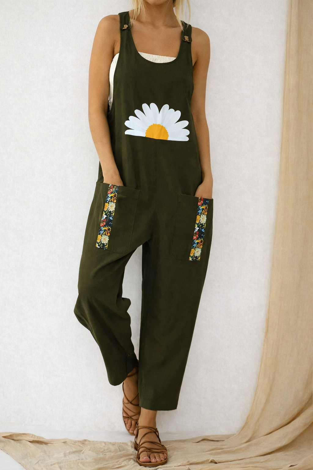 Vintage Daisy Elizabeth Ainsley Pinterest-Inspired Jumpsuit