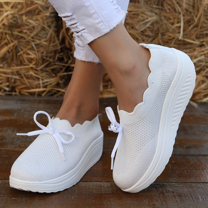 Pinterest-Inspired Elizabeth Ainsley Fly-Knit Sneakers