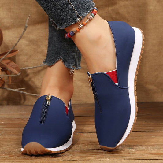 Comfort Zip Loafers by Elizabeth Ainsley