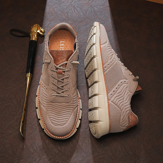 Breathable Elizabeth Ainsley Mesh Sneakers for Men