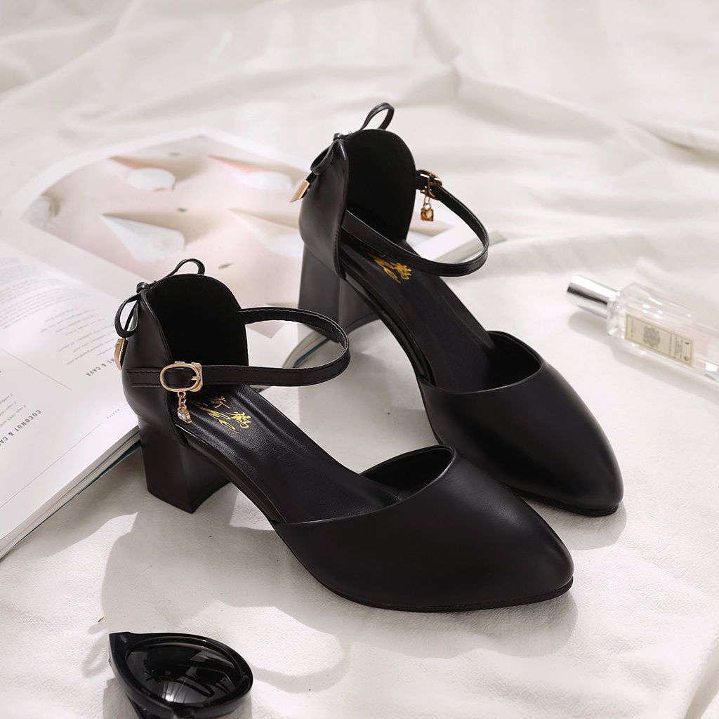 Elegant Chunky Heel Pumps by Elizabeth Ainsley