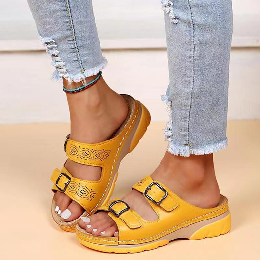 Chic Wedge Sandals by Elizabeth Ainsley
