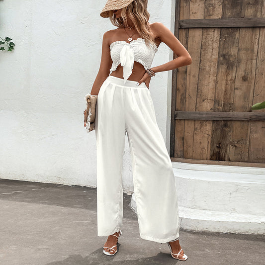 Ruffled White Set Elizabeth Ainsley Pinterest-Inspired Outfit