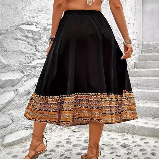 Boho A-Line Maxi Skirt by Elizabeth Ainsley