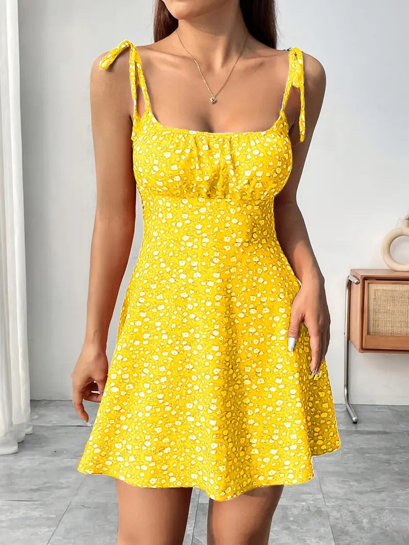 Chic Floral Strap Dress by Elizabeth Ainsley