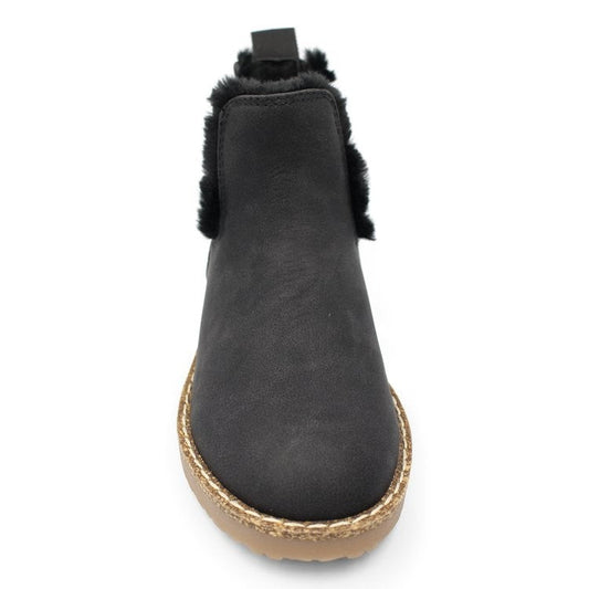Elizabeth Ainsley Leopard Suede Boots - Warm & Supportive