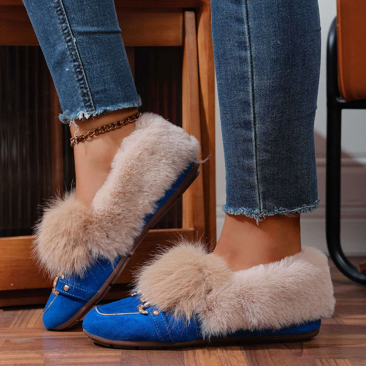 Velvet Plush Loafers by Elizabeth Ainsley
