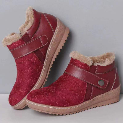Elizabeth Ainsley Snow Boots - Fleece Lined, Wide Toe