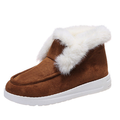 Sally | Cozy Winter Fur-Lined Slip-On Boots – Orthopedic Warm Comfort Shoes