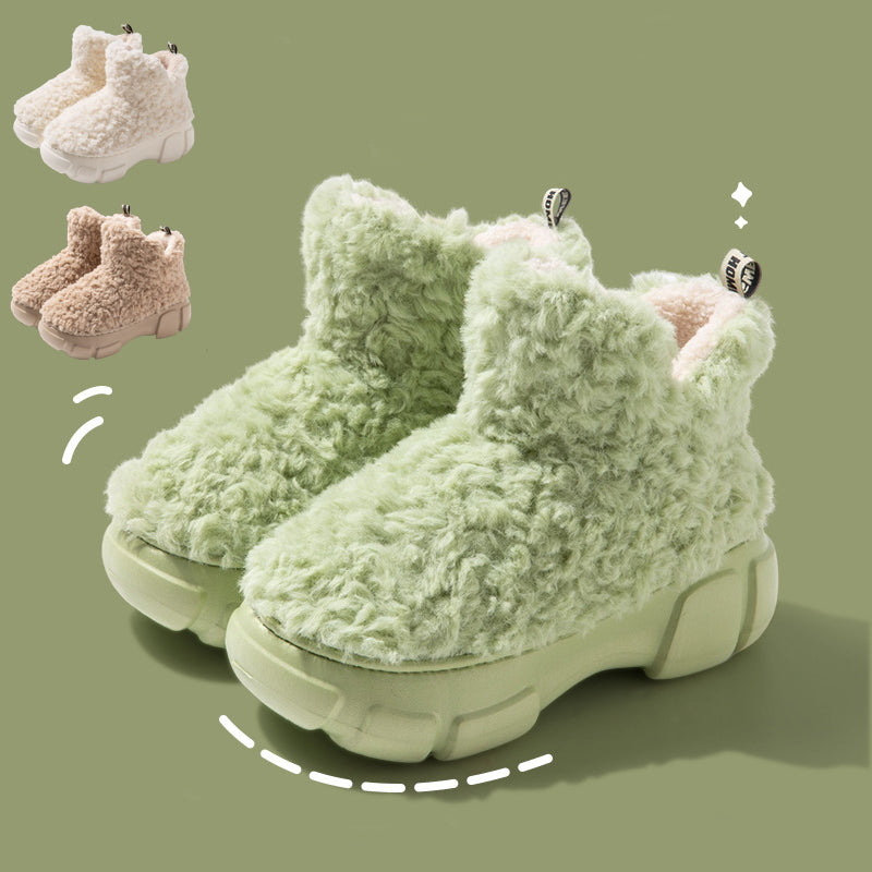 Mildred | Plush Teddy Orthopedic Winter Ankle Boots