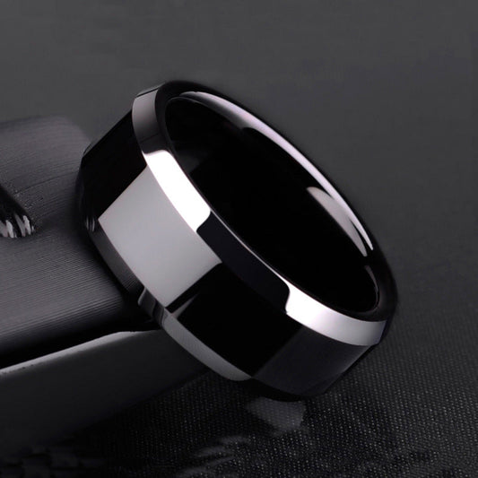 Classic Polished Stainless Steel Band Ring – 6mm Unisex Style