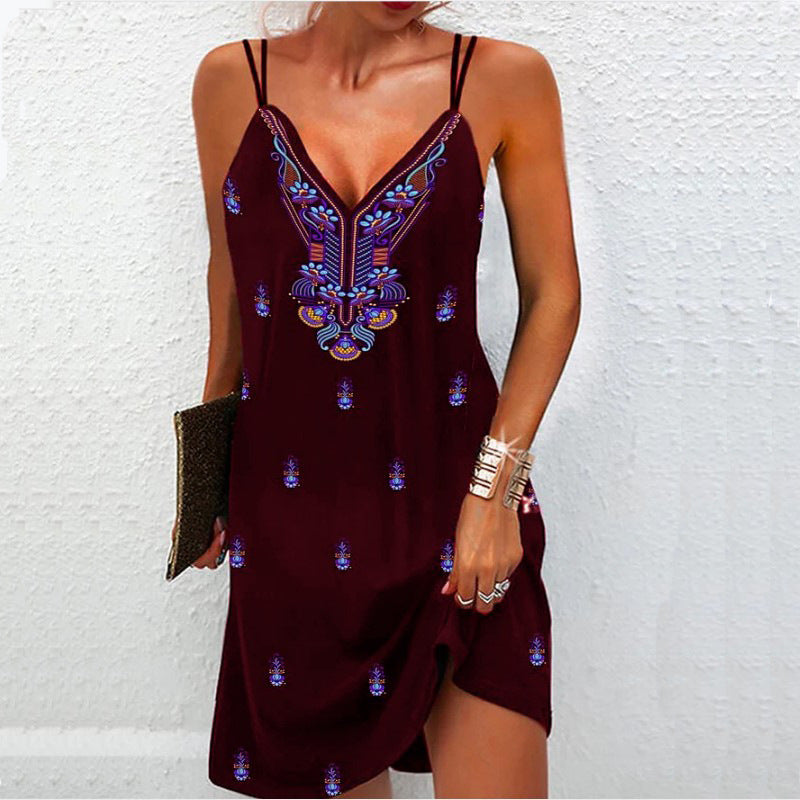 Boho V Neck Dress Elizabeth Ainsley Summer Collection