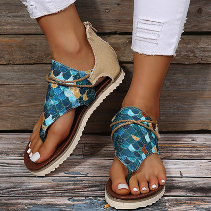 Colorful Comfort Elizabeth Ainsley Plus Size Sandals
