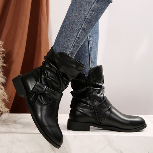 Elizabeth Ainsley Warm Plus Size Fleece-Lined Boots