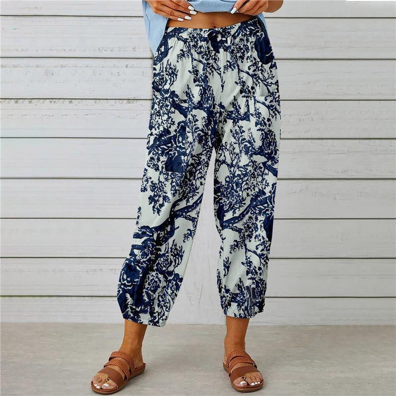Boho Floral Elizabeth Ainsley Everyday Jumpsuit Pants