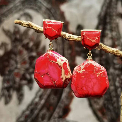 Emperor Stone Drop Earrings
