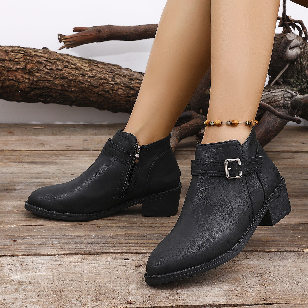 Elizabeth Ainsley Pointed Boots - Supportive Comfort