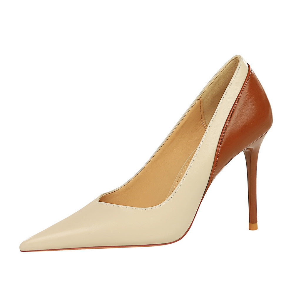 Retro Colorblock Stilettos by Elizabeth Ainsley