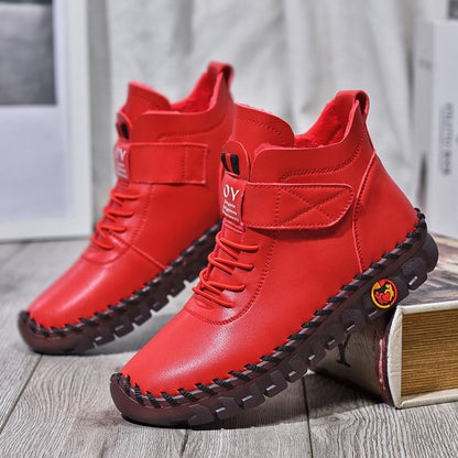 Margaret | Classic Combat-Style Orthopedic Lace-Up Boots