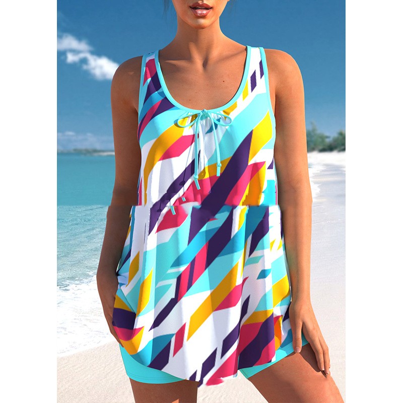 Chic Plus Size Printed Bikini by Elizabeth Ainsley