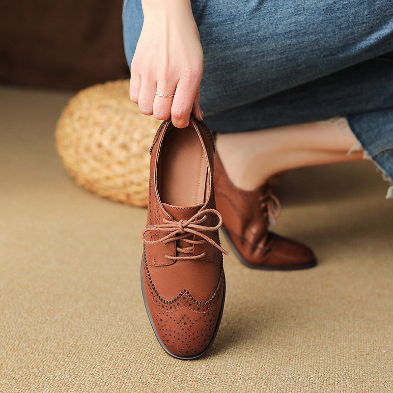 Classic British Lace-Up Shoes by Elizabeth Ainsley