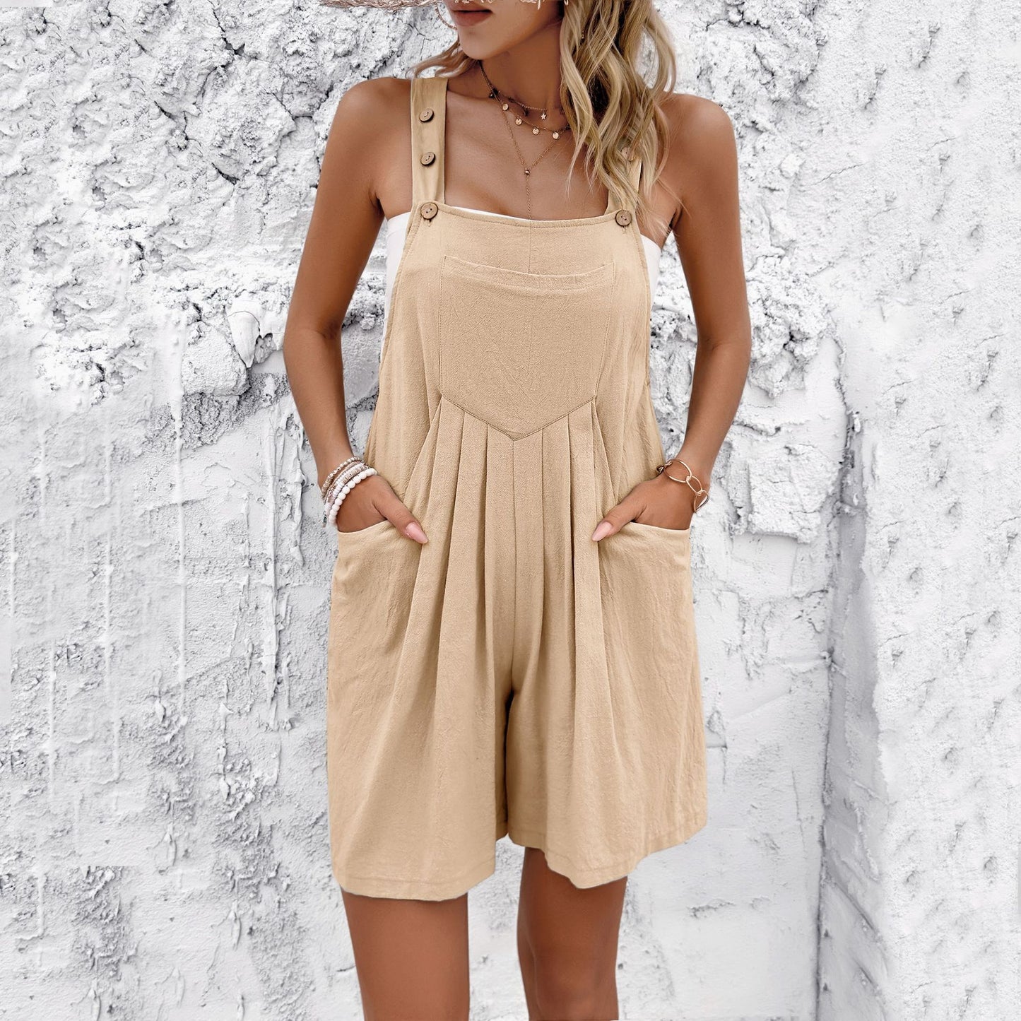 Pinterest-Inspired Elizabeth Ainsley Short Jumpsuit