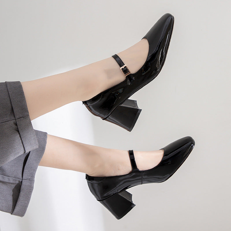 Elegant Patent Leather Heels by Elizabeth Ainsley