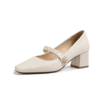 Classic Mary Jane Heels by Elizabeth Ainsley