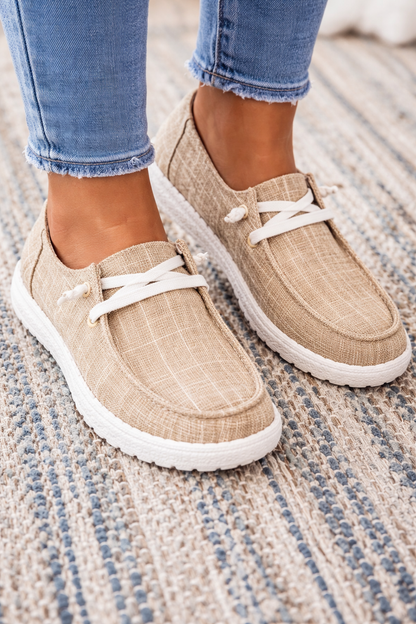 Plaid Canvas Elizabeth Ainsley Everyday Comfort Sneakers