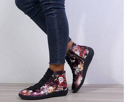 Elizabeth Ainsley Christmas Boots - Short Leather Comfort