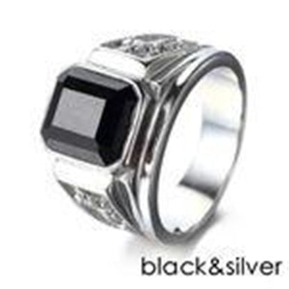 Square Cut Gemstone Ring – Bold Statement Signet Band
