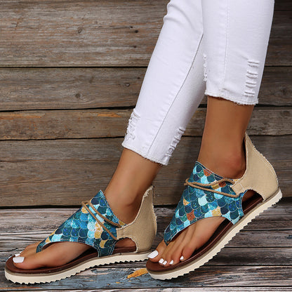 Colorful Comfort Elizabeth Ainsley Plus Size Sandals