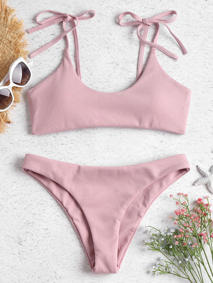 Bold Strapless Low Waist Bikini by Elizabeth Ainsley
