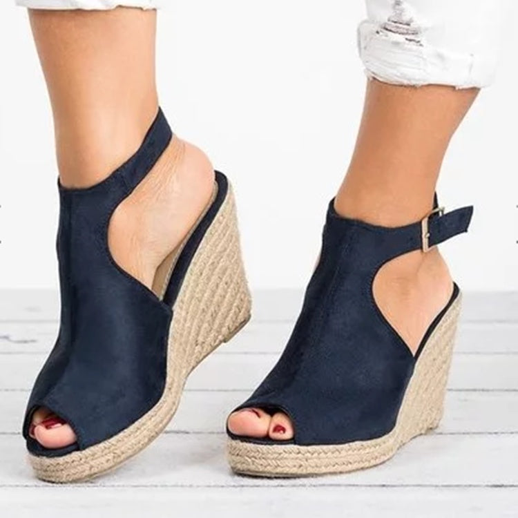 Chic Platform Wedge Sandals Elizabeth Ainsley